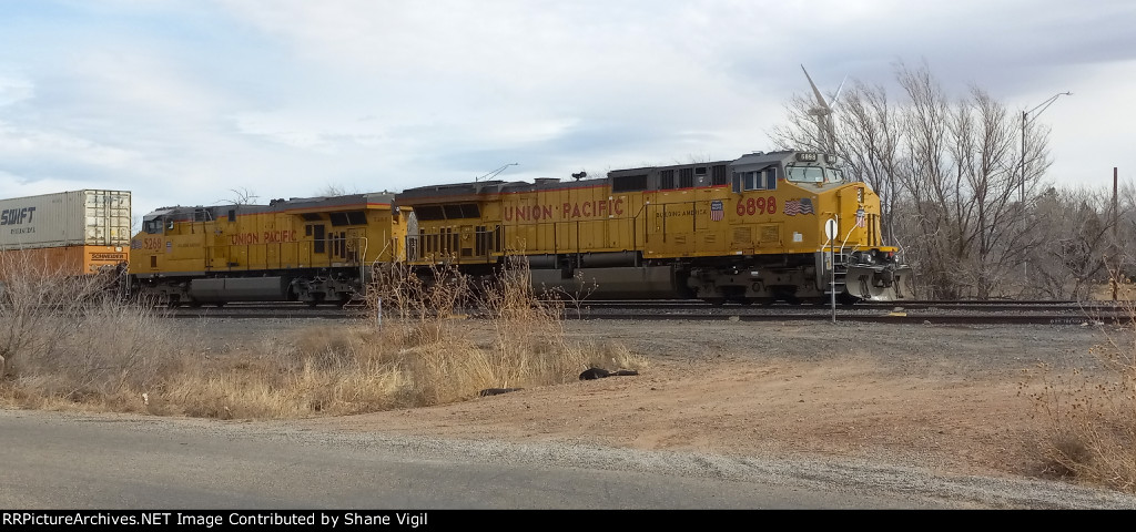 UP 6898 returns to Tucumcari